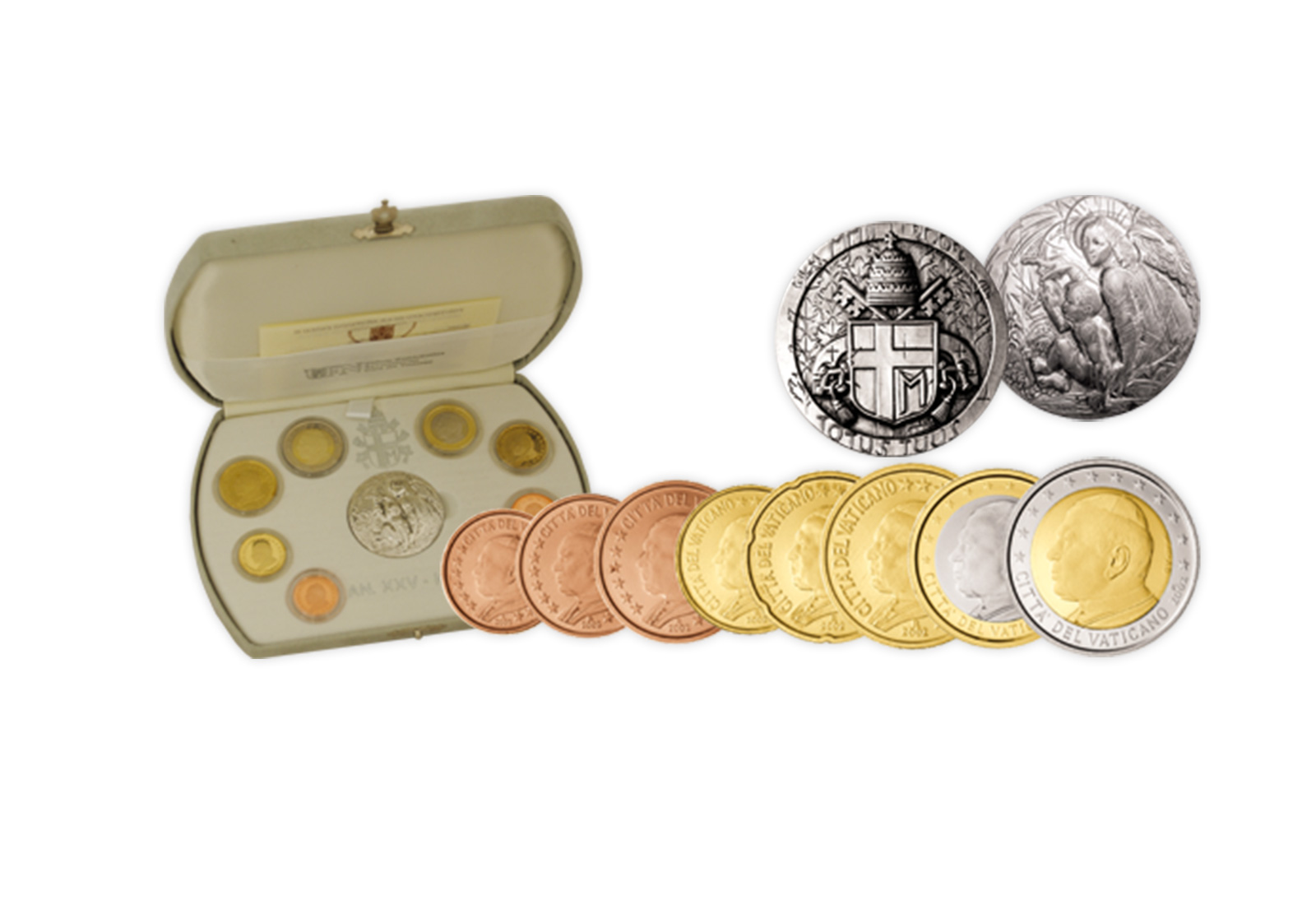 Vatikan Kursmünzensatz 2002 PP