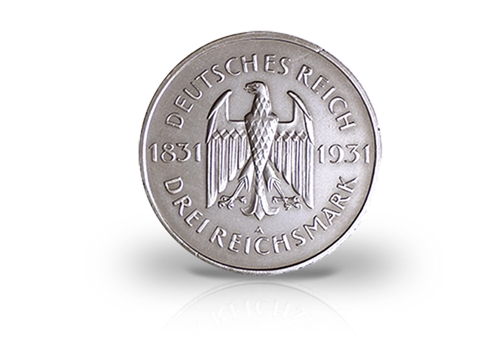 3 Reichsmark 1931 Weimarer Republik Freiherr von Stein Jaeger-Nr. 348