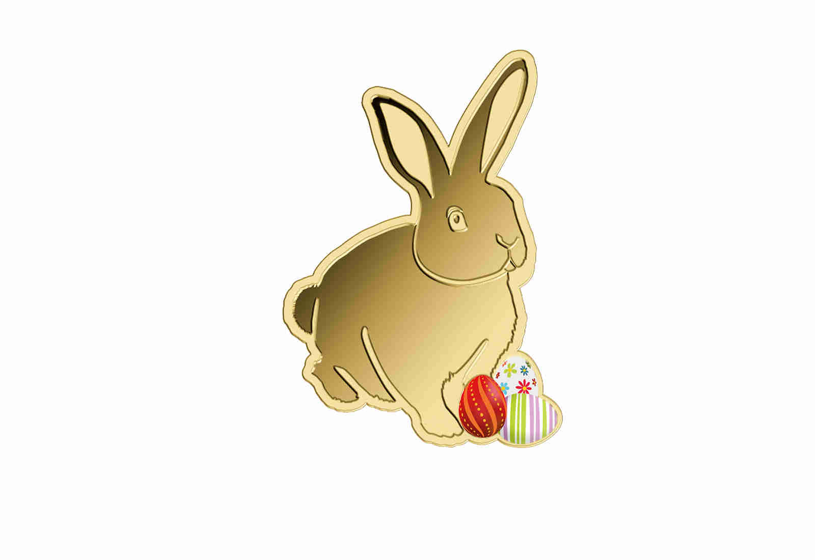 Goldausgabe Motiv "Osterhase" 999/1000 Gold Geschenk