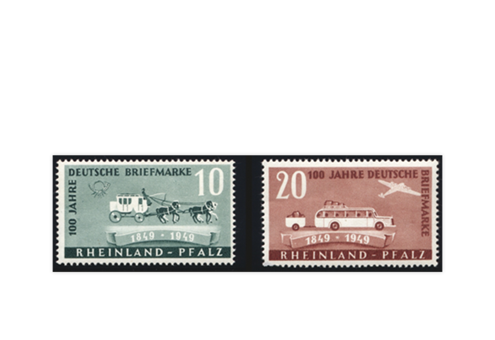 Rheinland Pfalz Mi.Nr 49/50 postfrisch