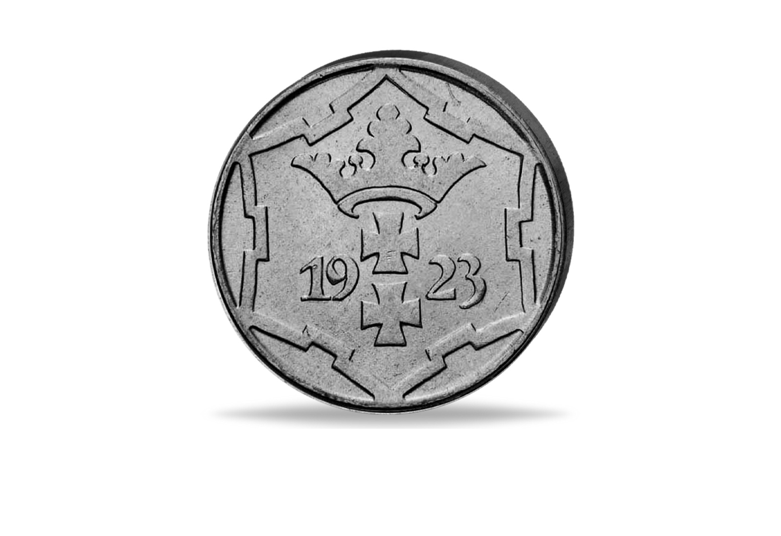 10 Pfennige 1923 Danzig Wappen Jaeger Nr. D5