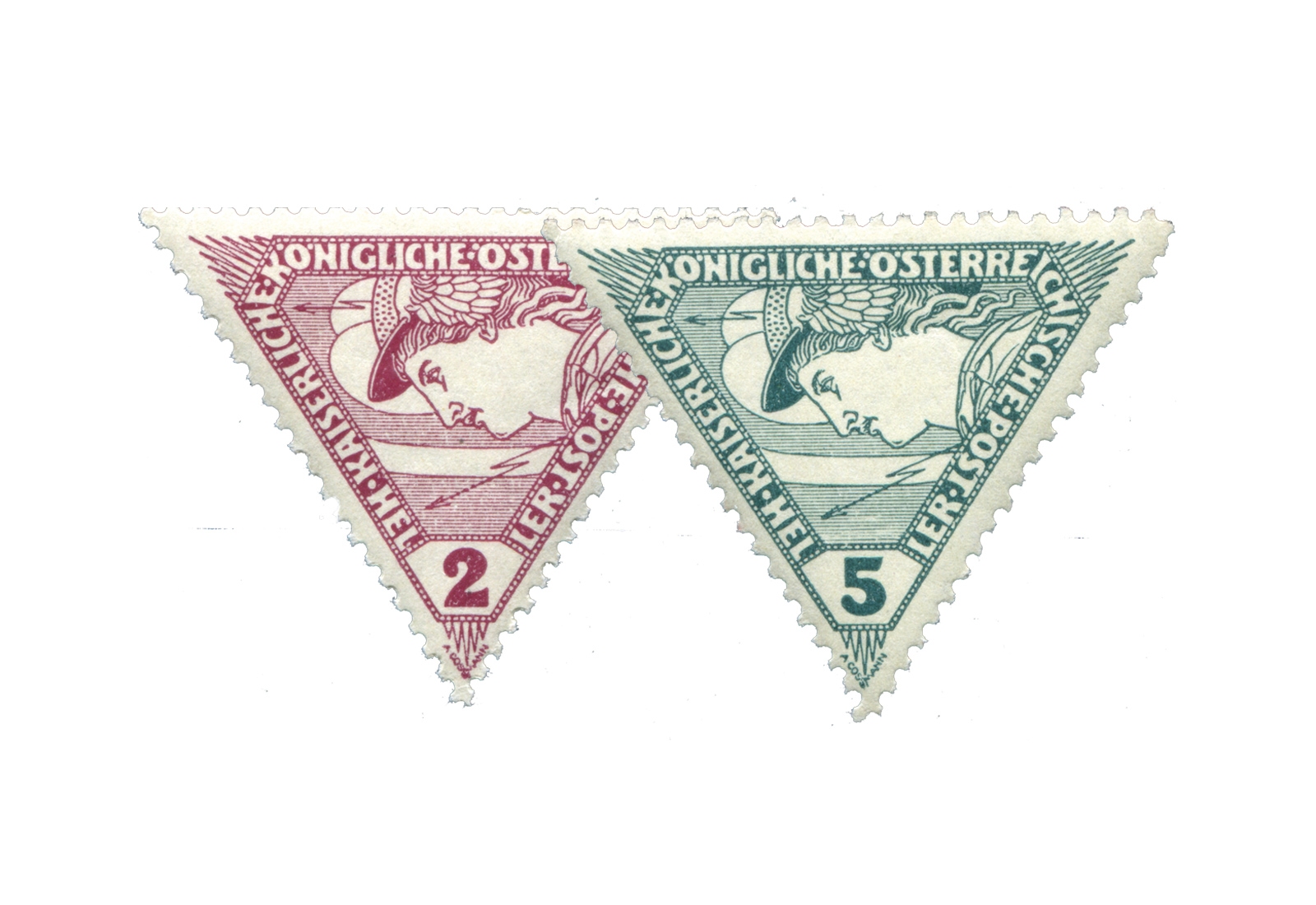 Österreich Kaiserreich 1916 Eilmarken Michel-Nr. 217/218 postfrisch