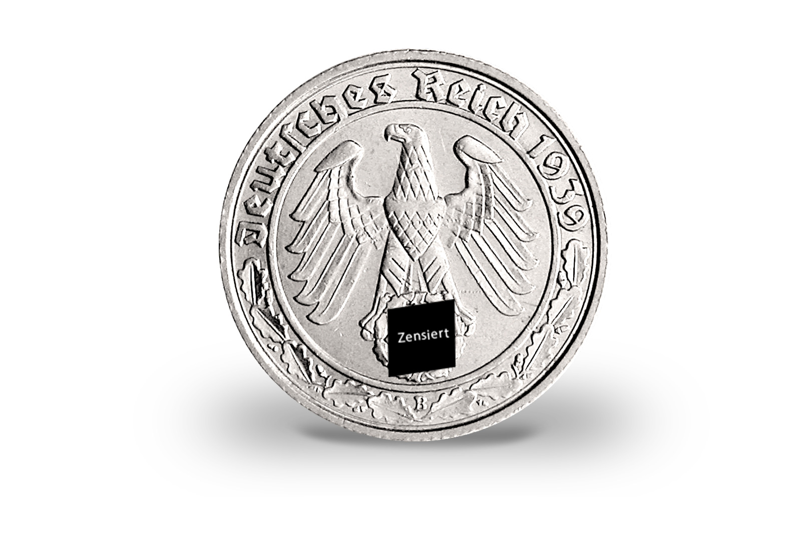 50 Reichspfennig 1938-1939 Drittes Reich Jaeger-Nr. 365