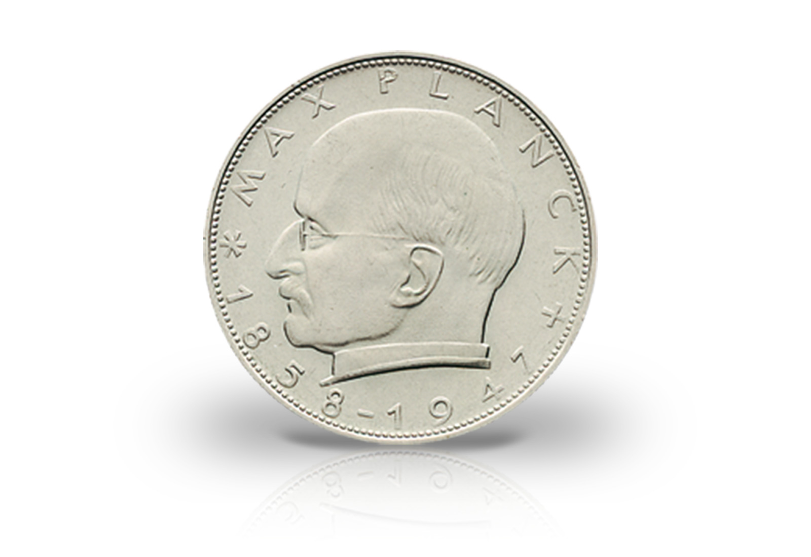 2 DM 1957-1971 BRD Max Planck 58er Set