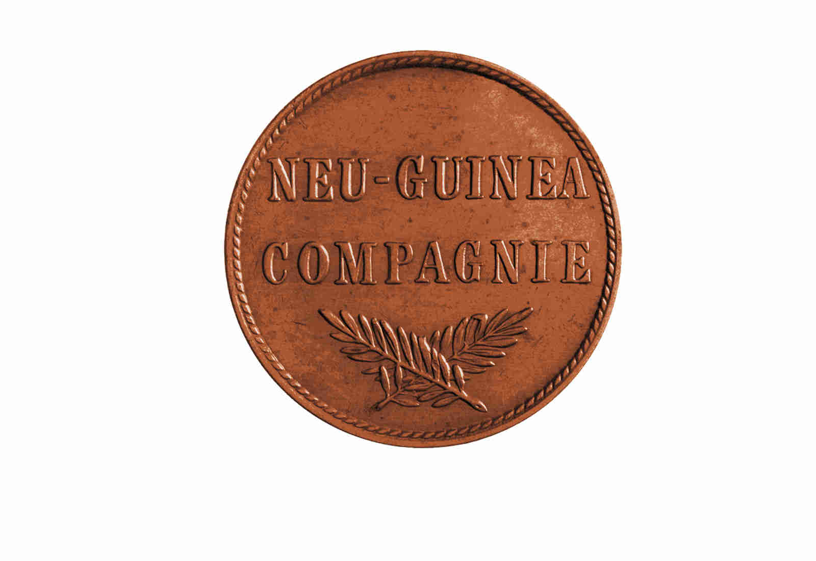 1 Pfennig 1894 Deutsch-Neuguinea Palmzweige Jaeger-Nr. N701
