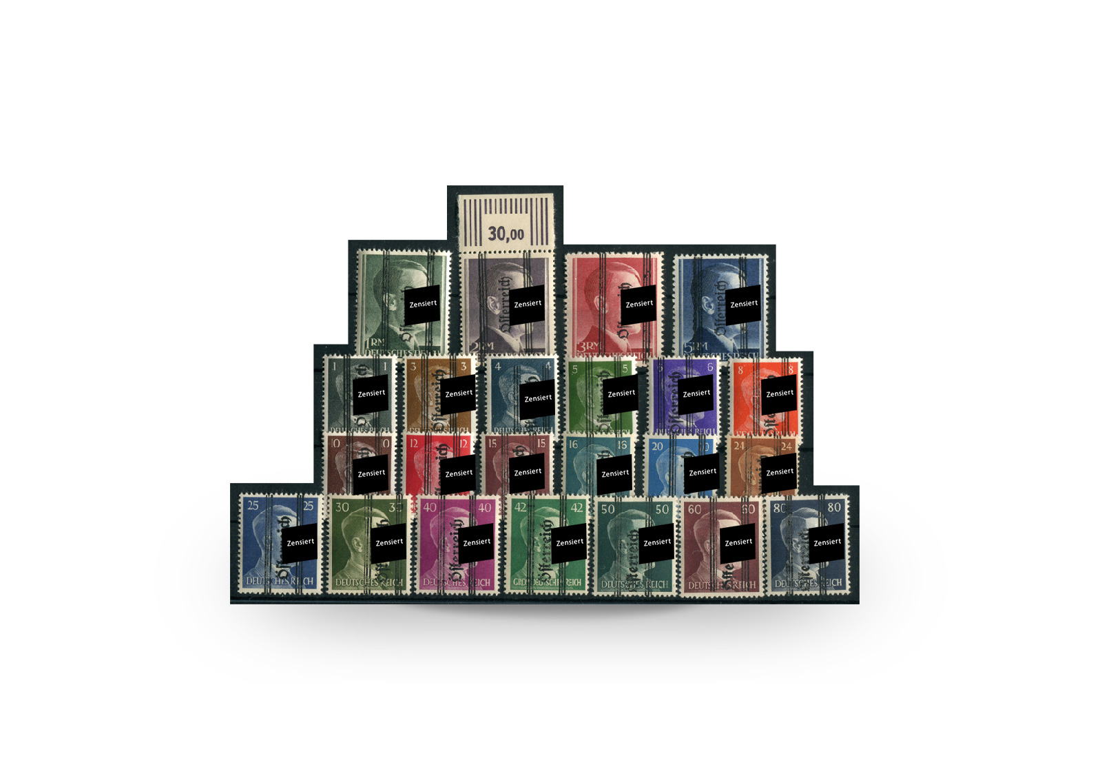 Briefmarken Österreich Grazer Aufdrucke 1945 Michel 674-696 postfrisch