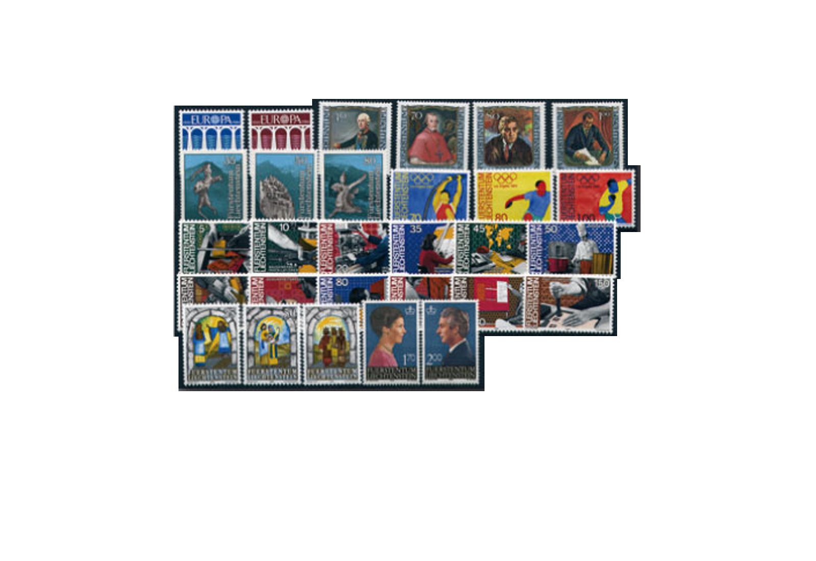 Liechtenstein Jahrgang 1984 gestempelt