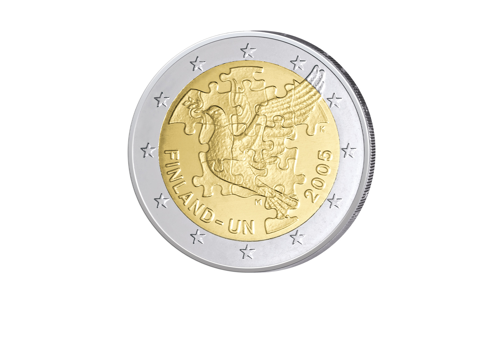 2 Euro 2005 Finnland 60 Jahre Vereinte Nationen