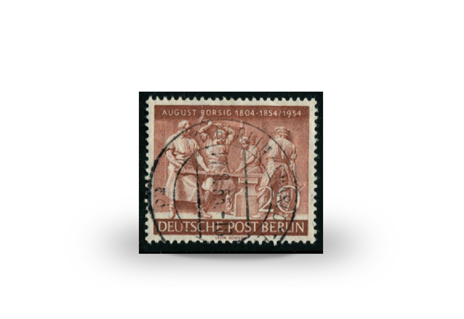 Berlin Michel-Nr. 125 gestempelt August Borsig