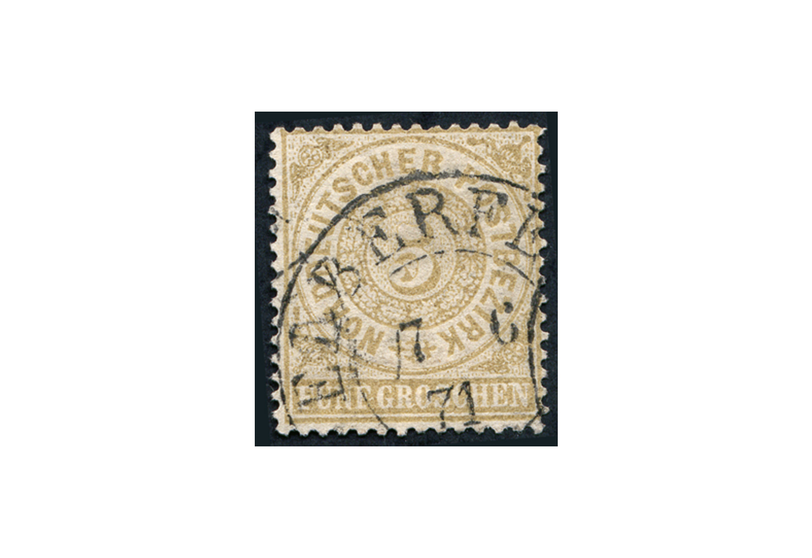 Briefmarke Altdeutschland Norddeutscher Bund Freimarke 1869 Michel-Nr. 18 gestempelt