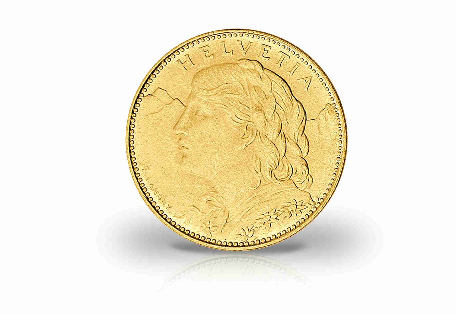 10 Franken Goldmünze Schweiz Vreneli Jahrgang unserer Wahl