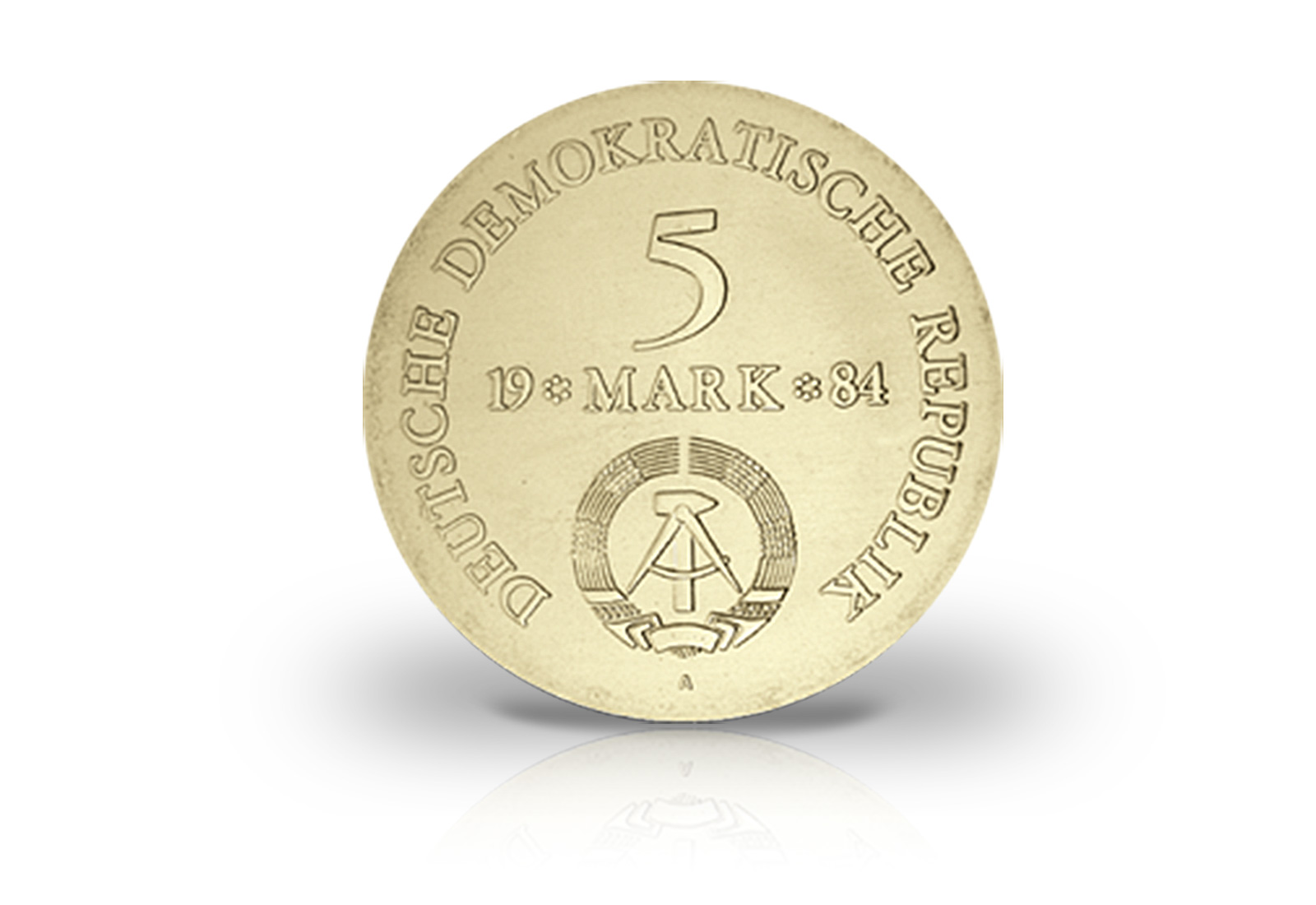 5 Mark Gedenkmünze 1984 DDR Freiherr von Lützow Jaeger-Nr. 1599