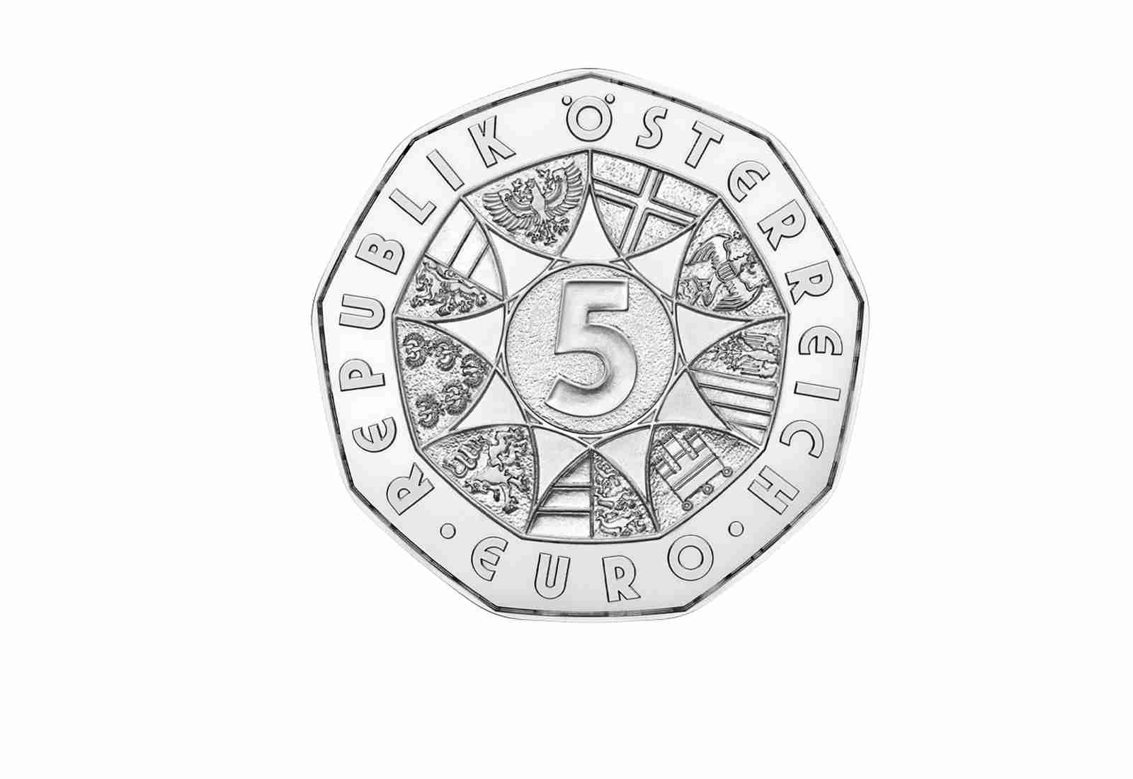 5 Euro 2025 Österreich 1/4 oz Silbermünze Narzissen - Ostermünze