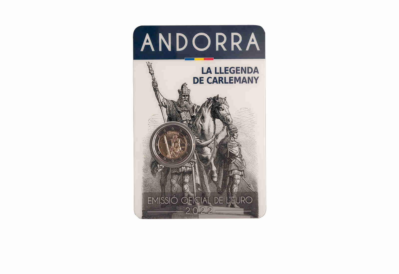 2 Euro 2022 Andorra Die Legende von Karl dem Großen st in Coincard