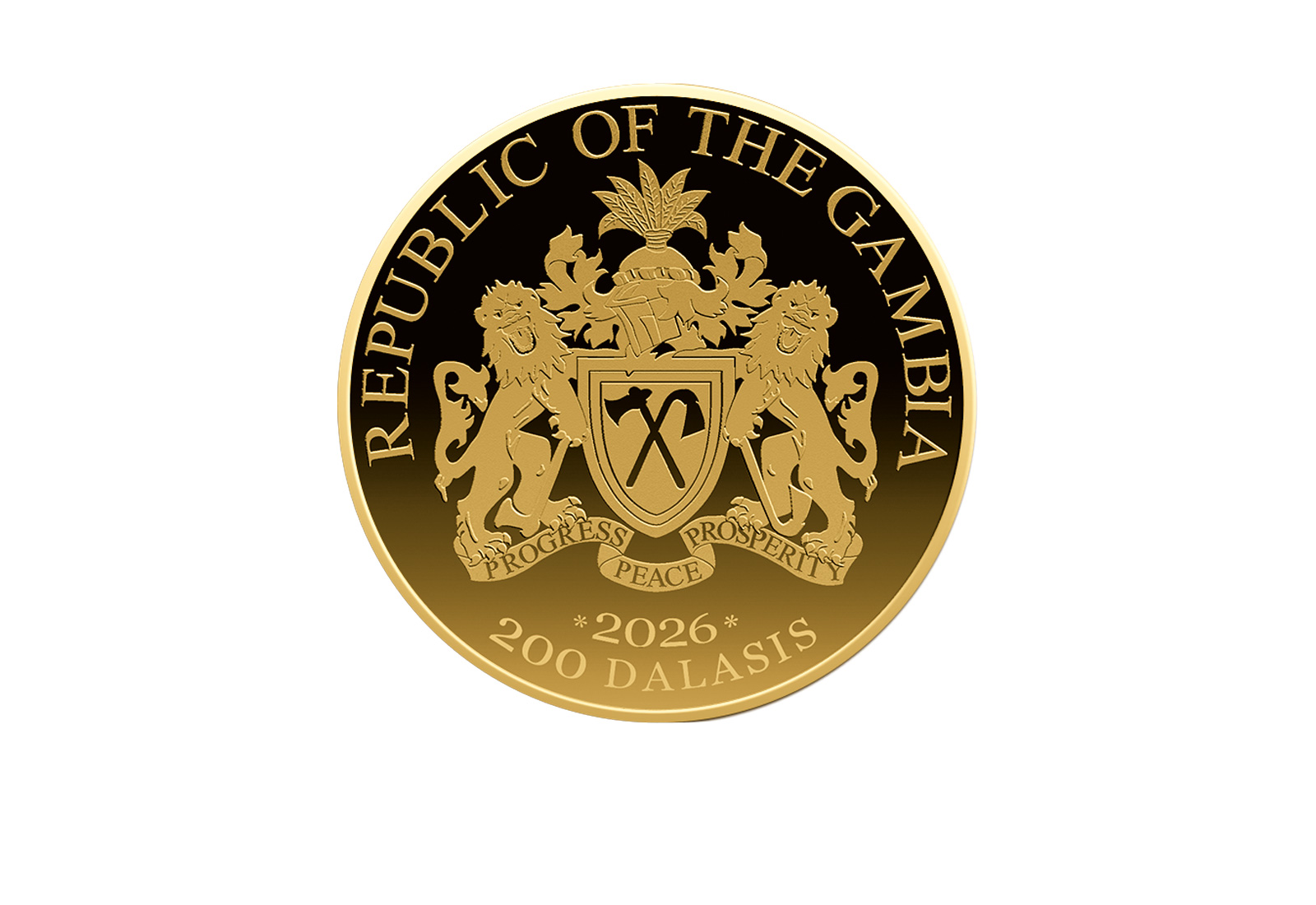 Goldmünze 15. Hochzeitstag von Kate und William