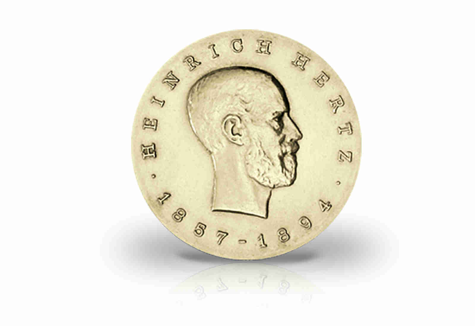 5 Mark Gedenkmünze 1969 DDR Heinrich Hertz Jaeger-Nr. 1526