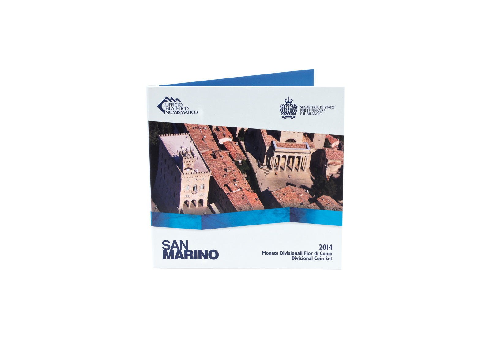 Kursmünzensatz 2014 San Marino st im Blister