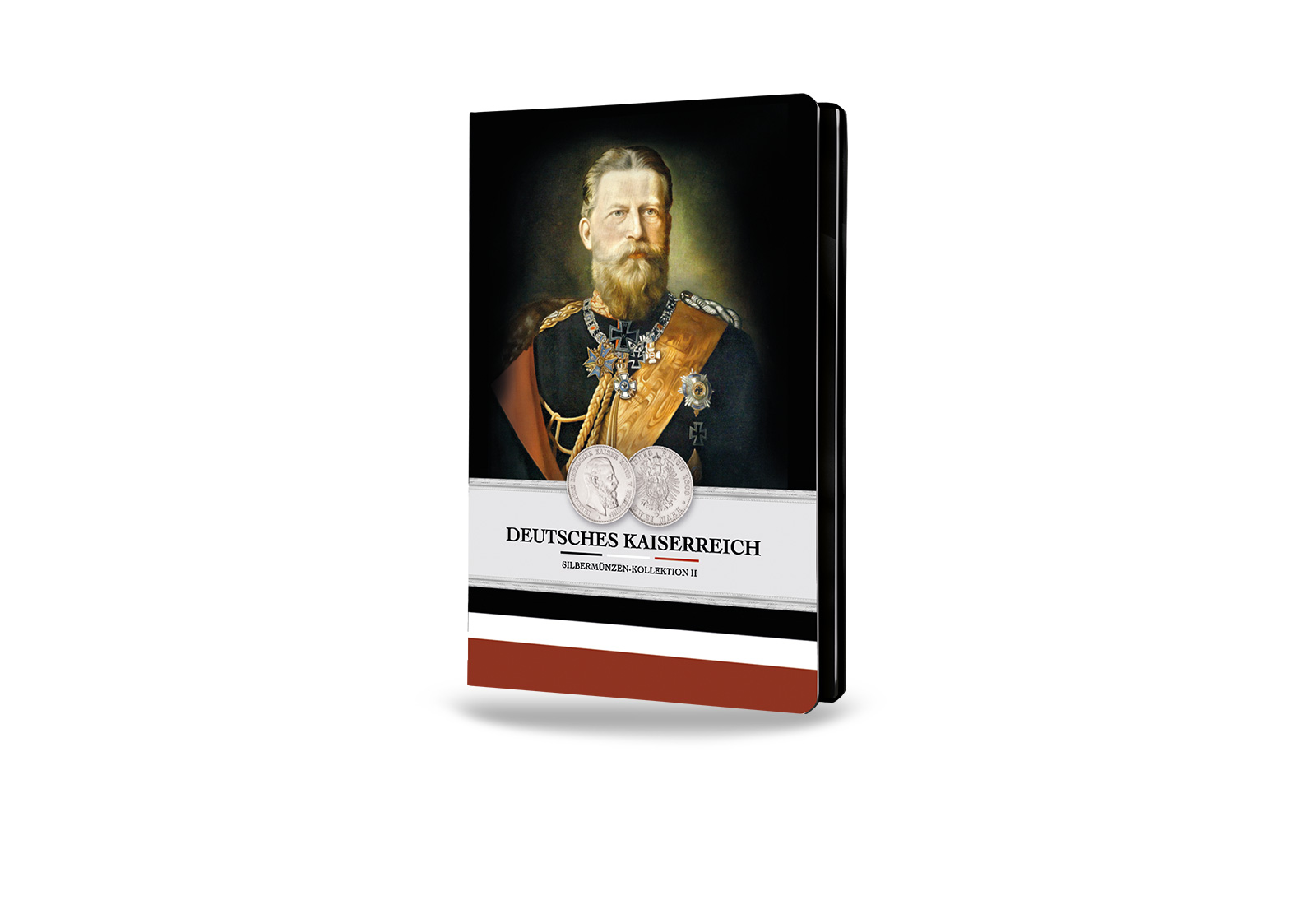 Album "Deutsches Kaiserreich" für 2 Mark und 3 Mark (Kollektion 2)