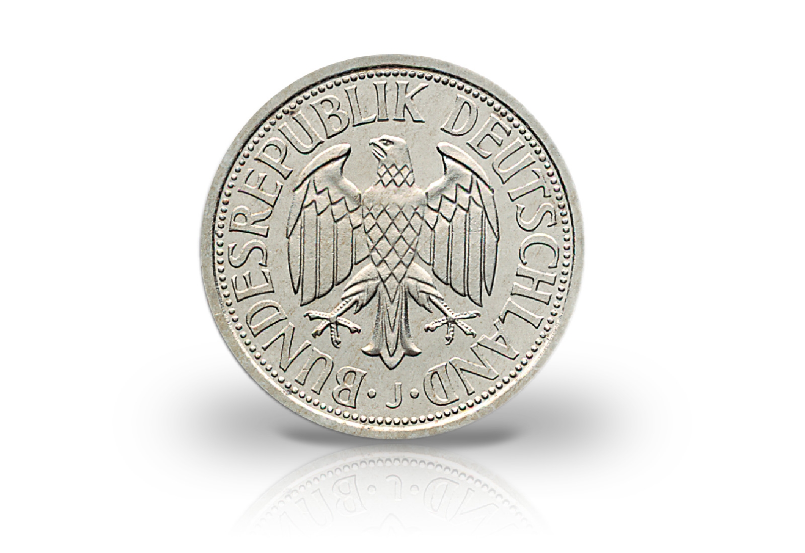 2 DM 1951 BRD Ähren Prägestätte D Jaeger-Nr. 386