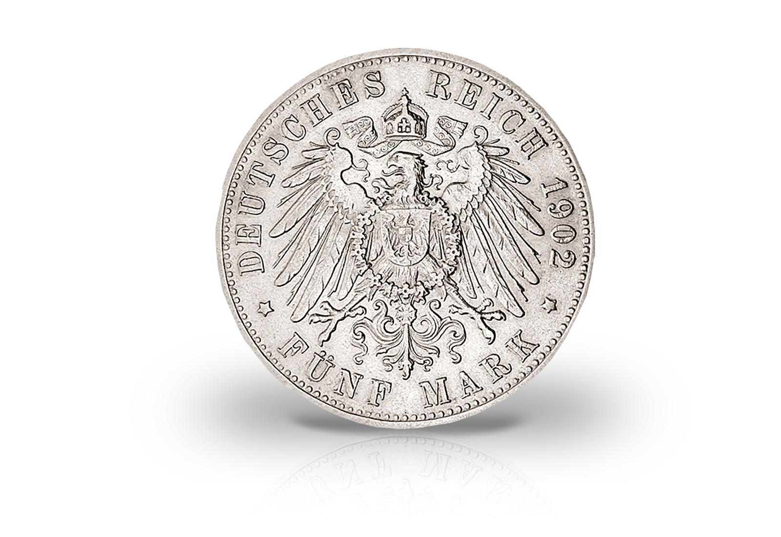 5 Mark 1892-1913 Deutsches Kaiserreich Württemberg König Wilhelm II. Jaeger-Nr. 176