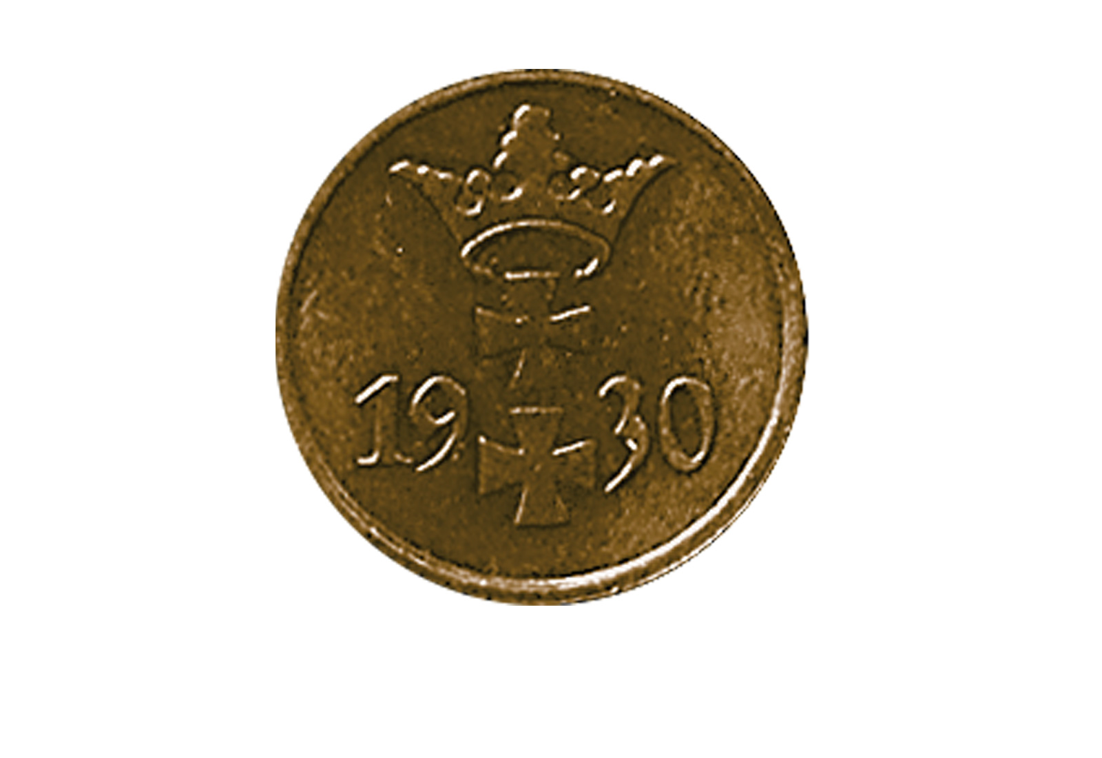 Danzig 1 Pfennig Wappen 1923-1937