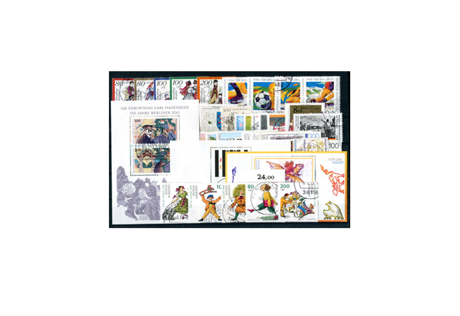 BRD Briefmarken 1994 Jahrgangssatz gestempelt