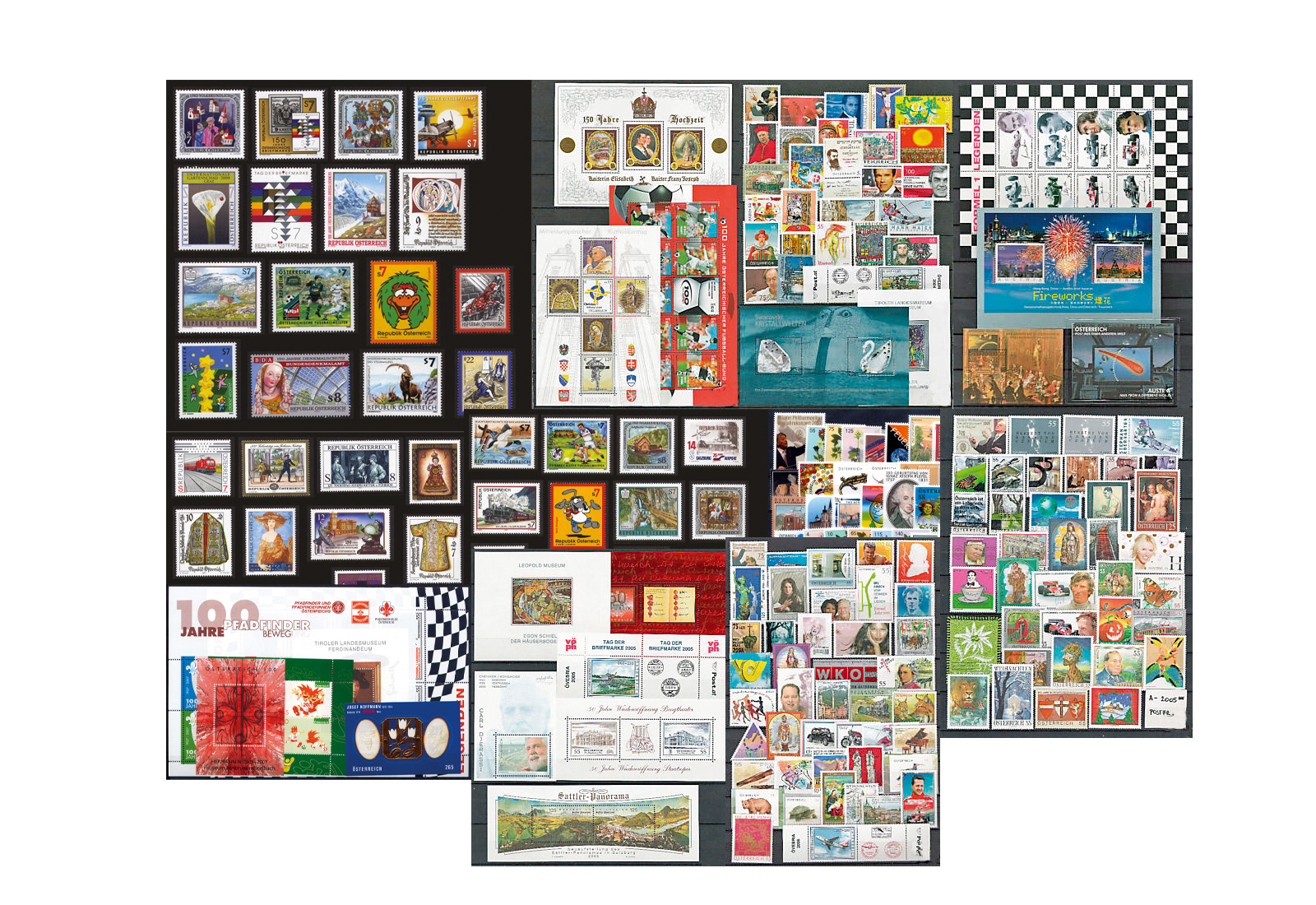 Österreich Jg. 2000-2010 ** 11 komplette Jahrgänge