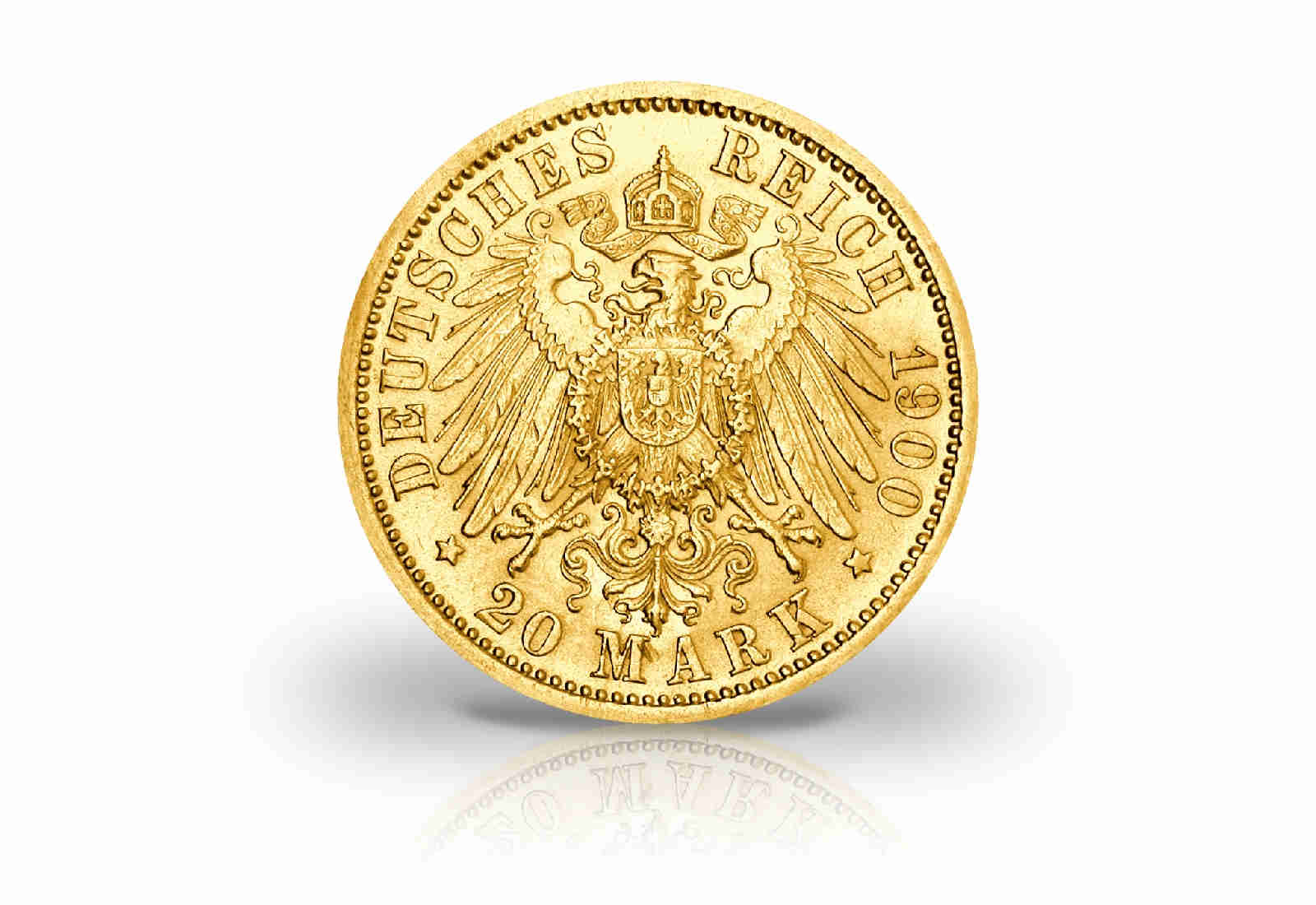 20 Mark Goldmünze 1895-1913 Deutsches Kaiserreich Bayern König Otto Jaeger-Nr. 200