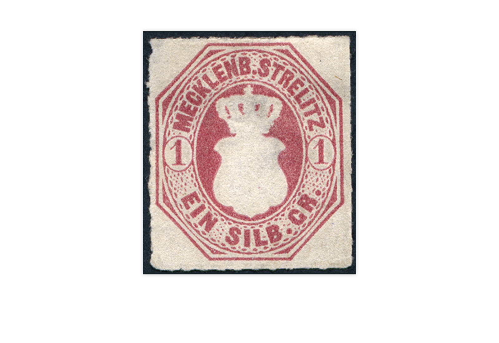 Briefmarke Altdeutschland Mecklenburg-Strelitz Freimarke 1864 Michel-Nr. 4 Falz