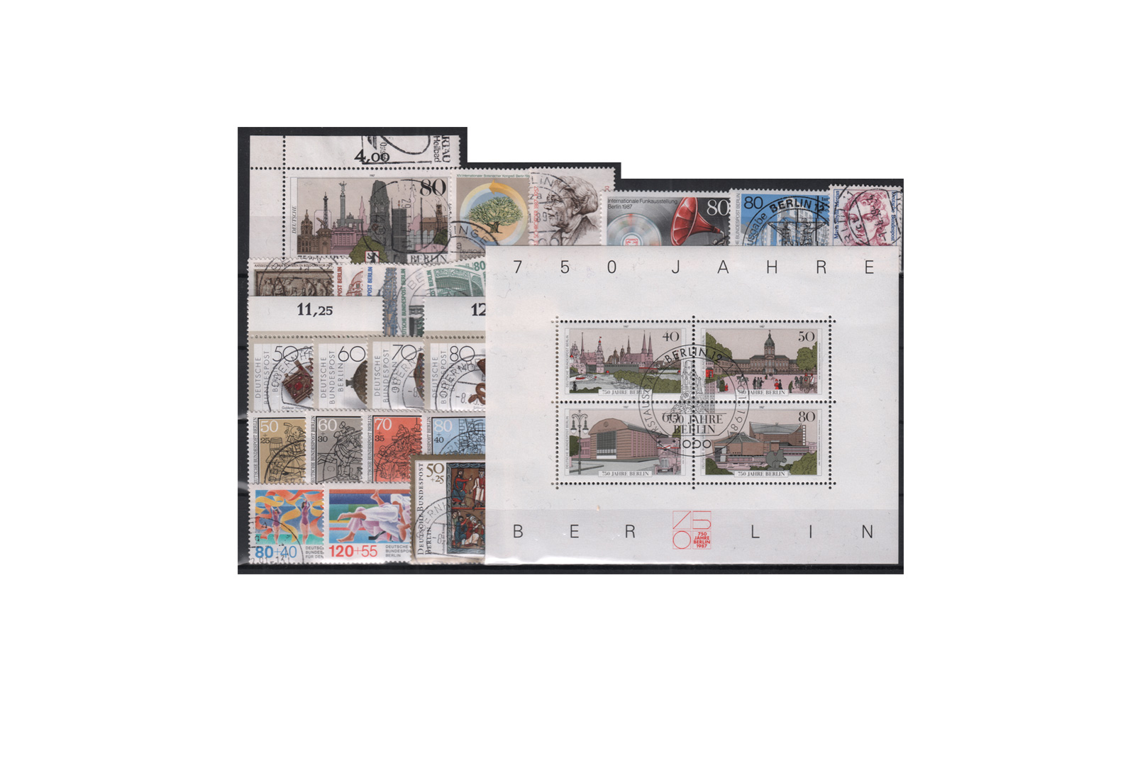 Berlin Jahrgang 1987 Mi.Nr. 772-797 gestempelt