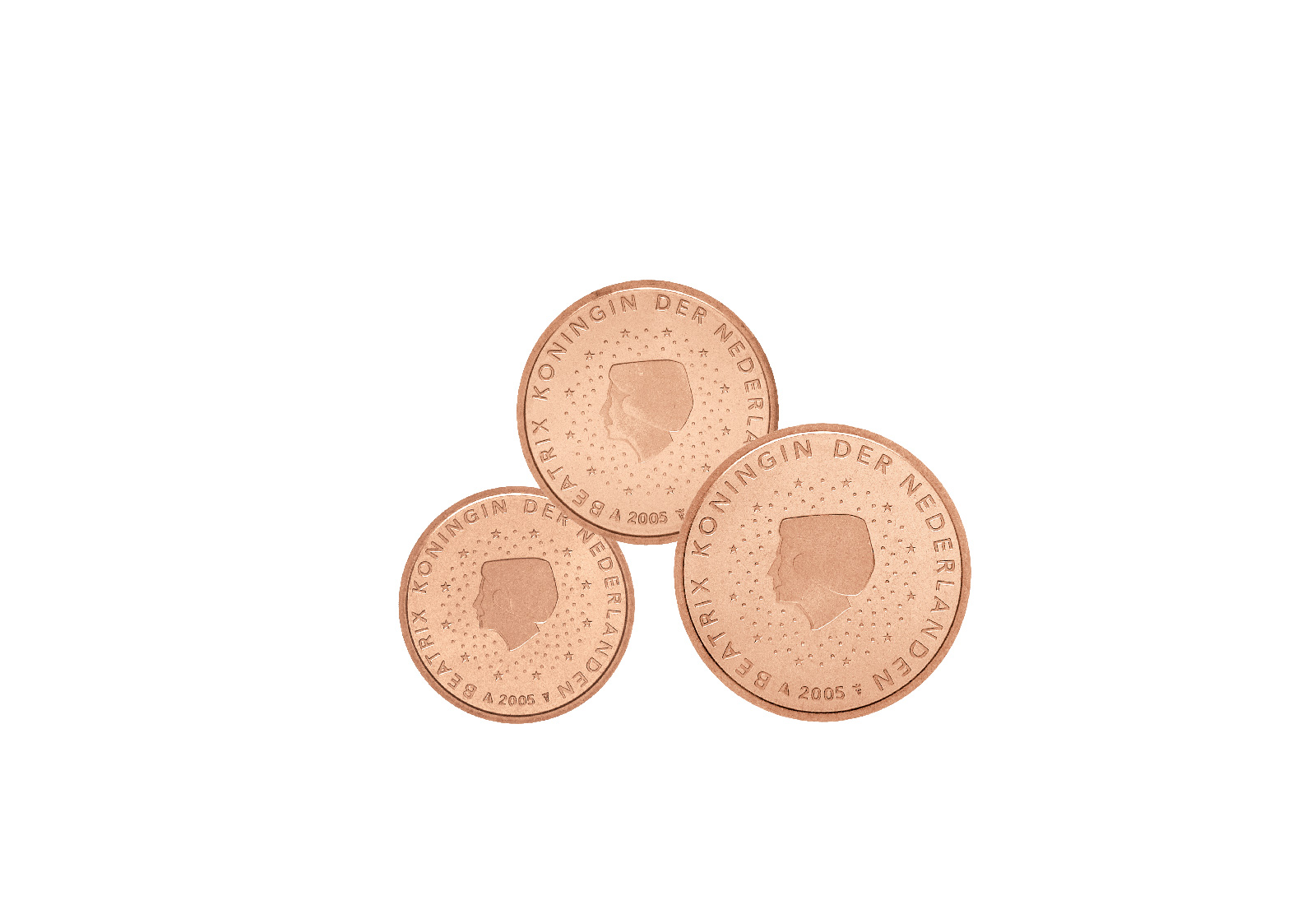 1 Cent - 5 Cent Jahrgang unserer Wahl Niederlande bankfrisch