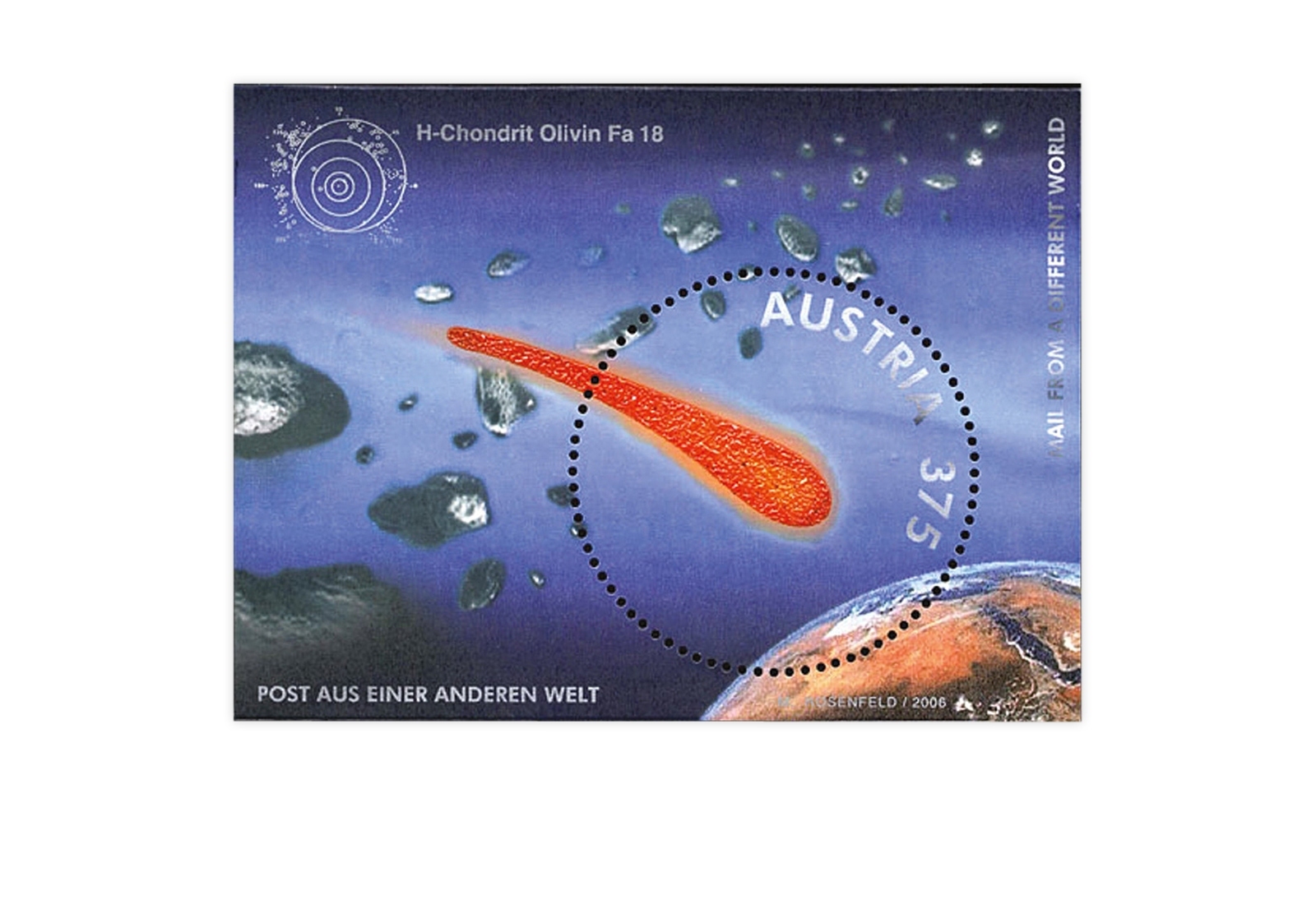 Österreich Block 32 Meteor-Block gest.