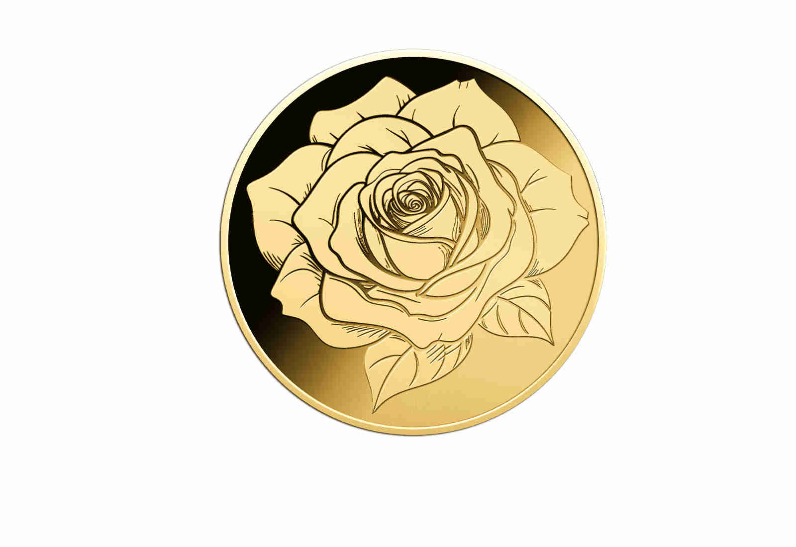 Goldmünze Motiv Valentinstag Coincard 999/1000 Gold Geschenk