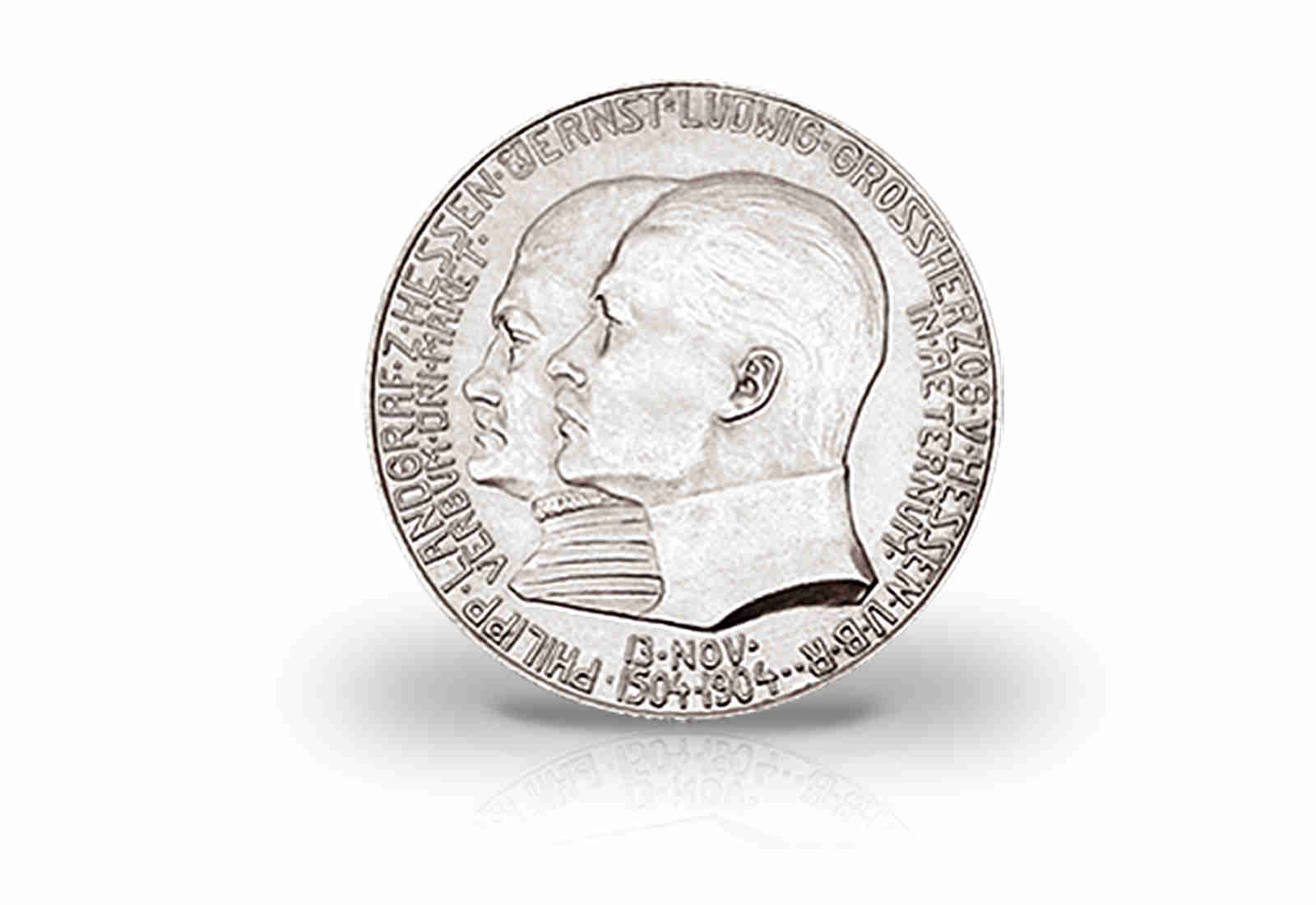 5 Mark 1904 Deutsches Kaiserreich Hessen Philipp der Großmütige Jaeger-Nr. 75