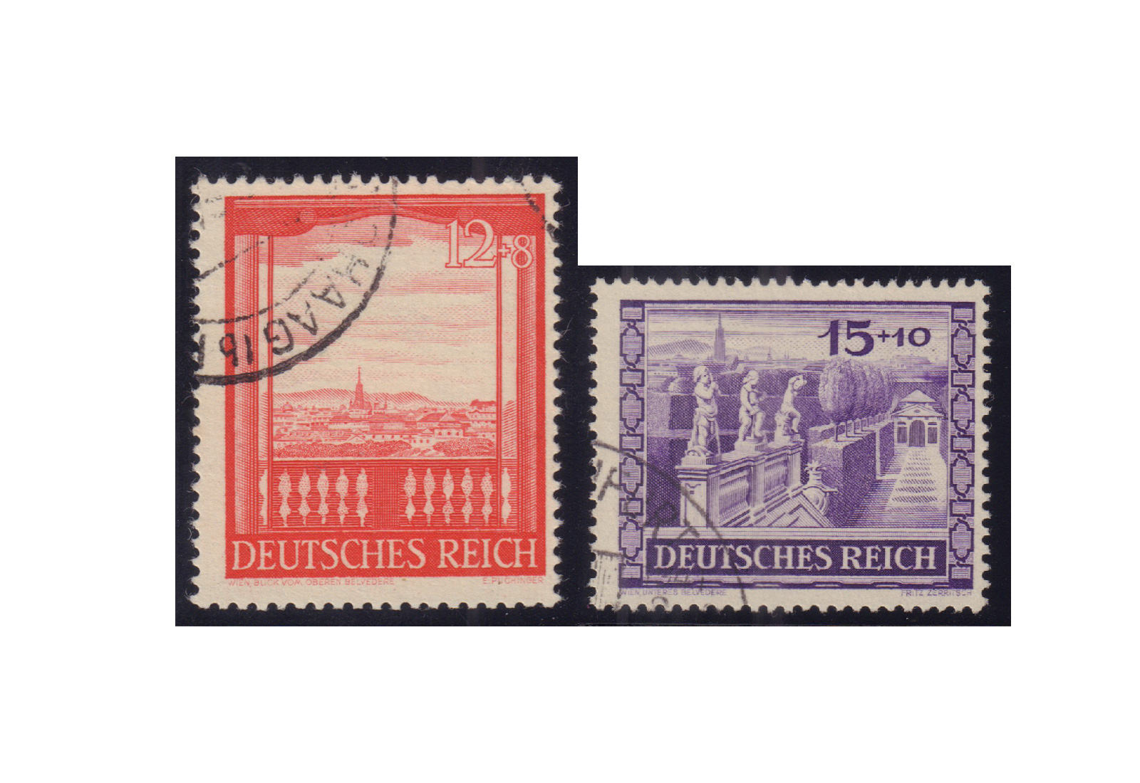 Deutsches Reich Mi.Nr. 804/805 gestempelt