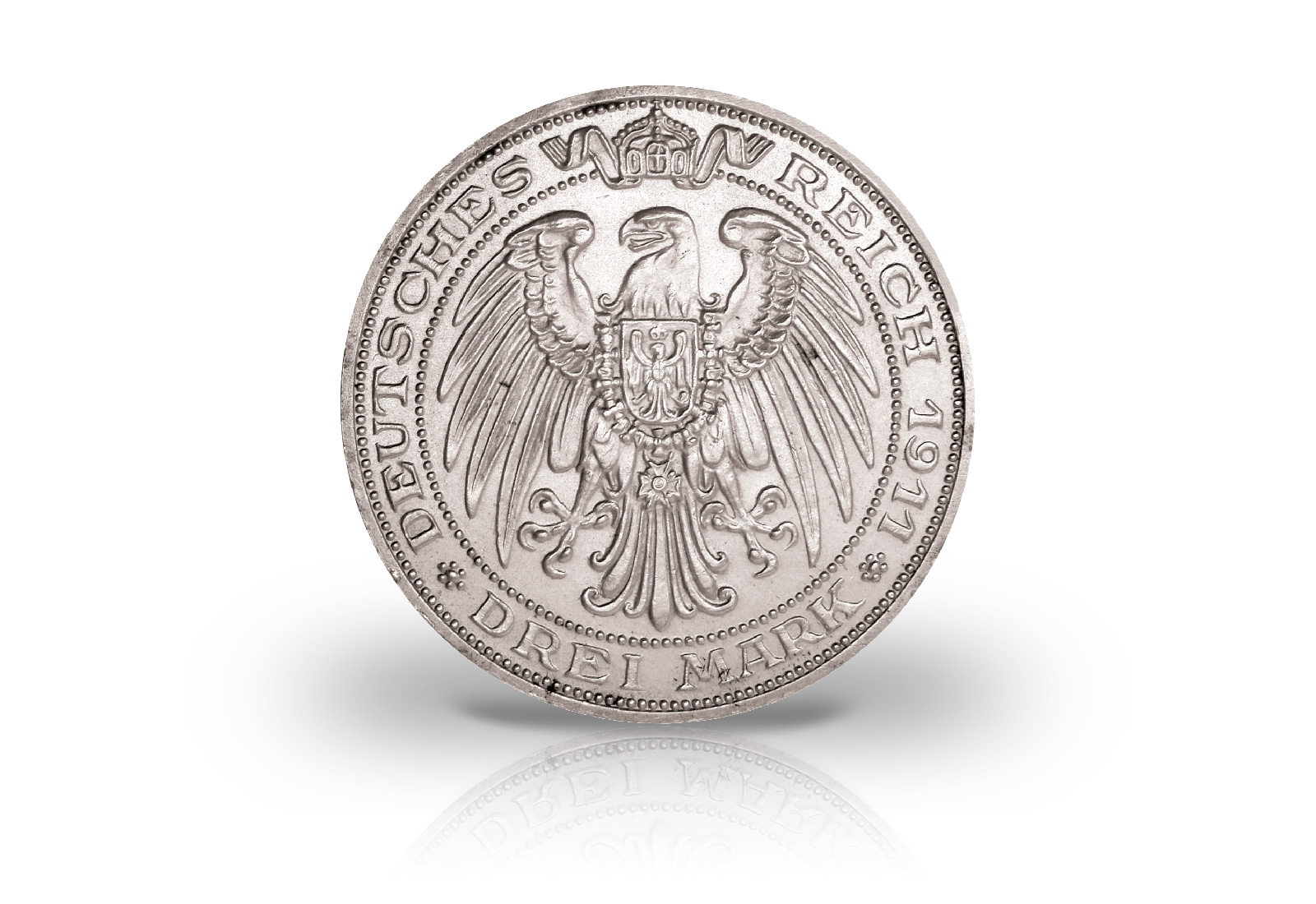 3 Mark 1911 Deutsches Kaiserreich Preußen Universität Breslau Jaeger-Nr. 108