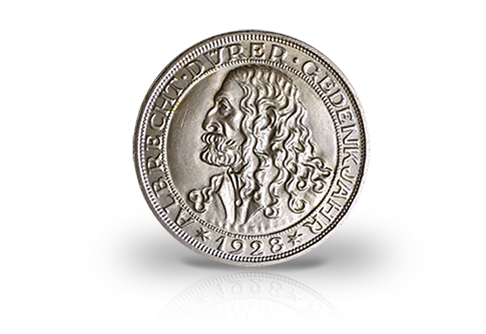 3 Reichsmark Silbermünze 1928 Weimarer Republik Albrecht Dürer Jaeger-Nr. 332