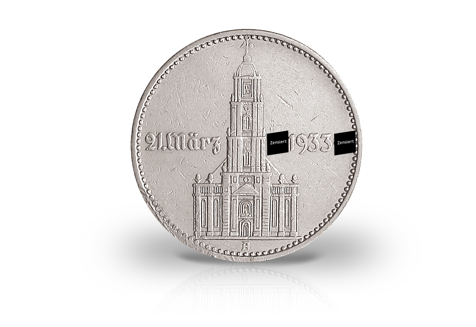 2 Reichsmark 1934 Drittes Reich Eröffnung Reichstag Jaeger-Nr. 355