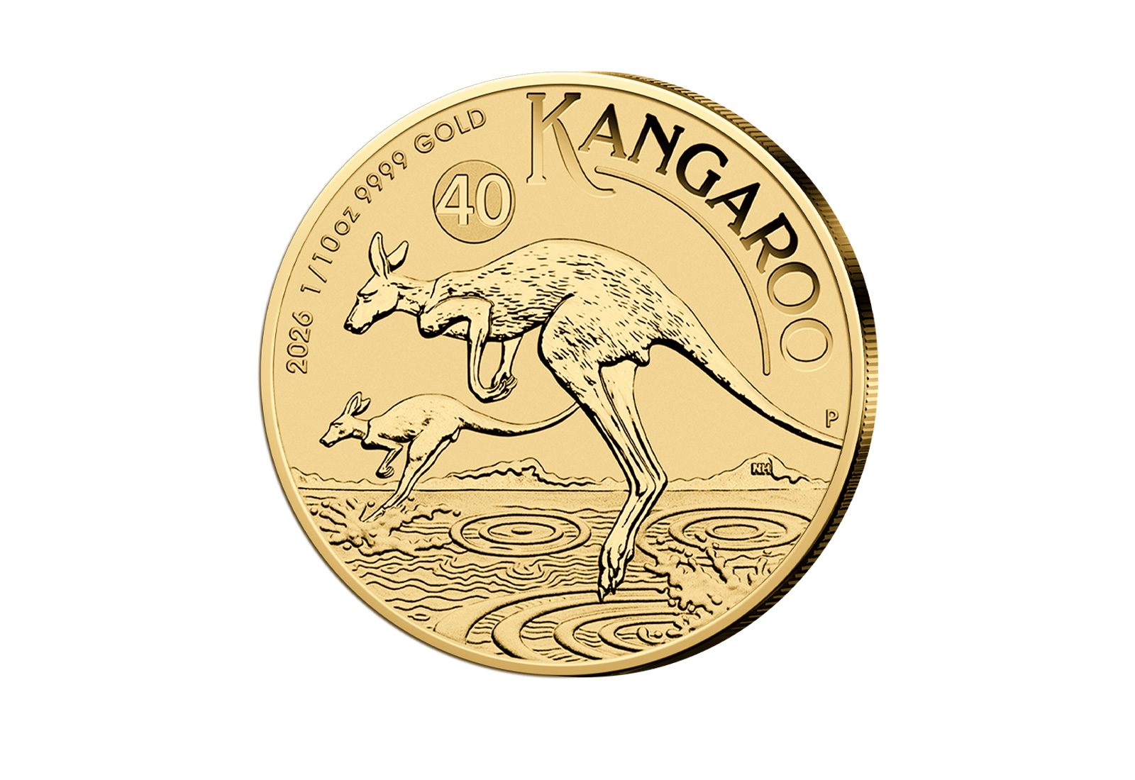 Känguru 1/10oz Goldmünze 2026 Australien