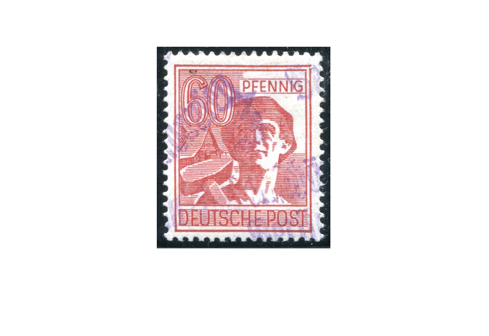 SBZ Bezirkshandstempel 1948 Bezirk 2º Köthen Mi.Nr. 179 ** gp.