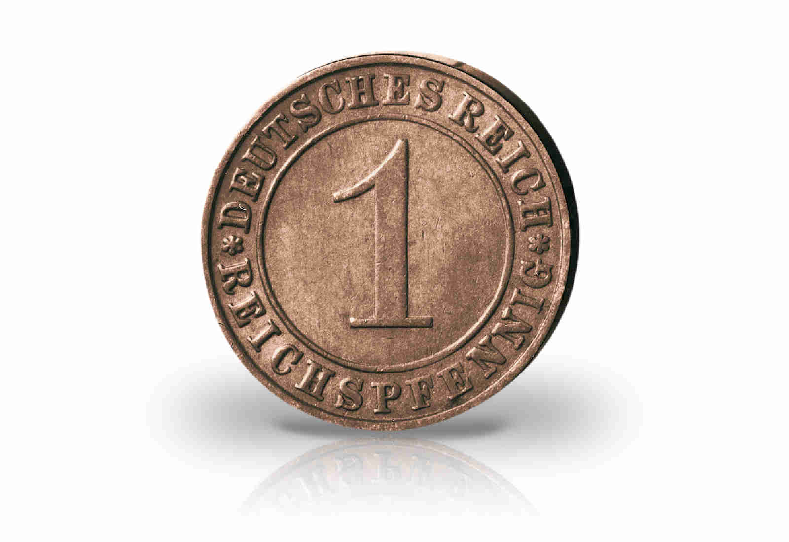 1 Reichspfennig 1924-1936 Weimarer Republik Jaeger-Nr. 313