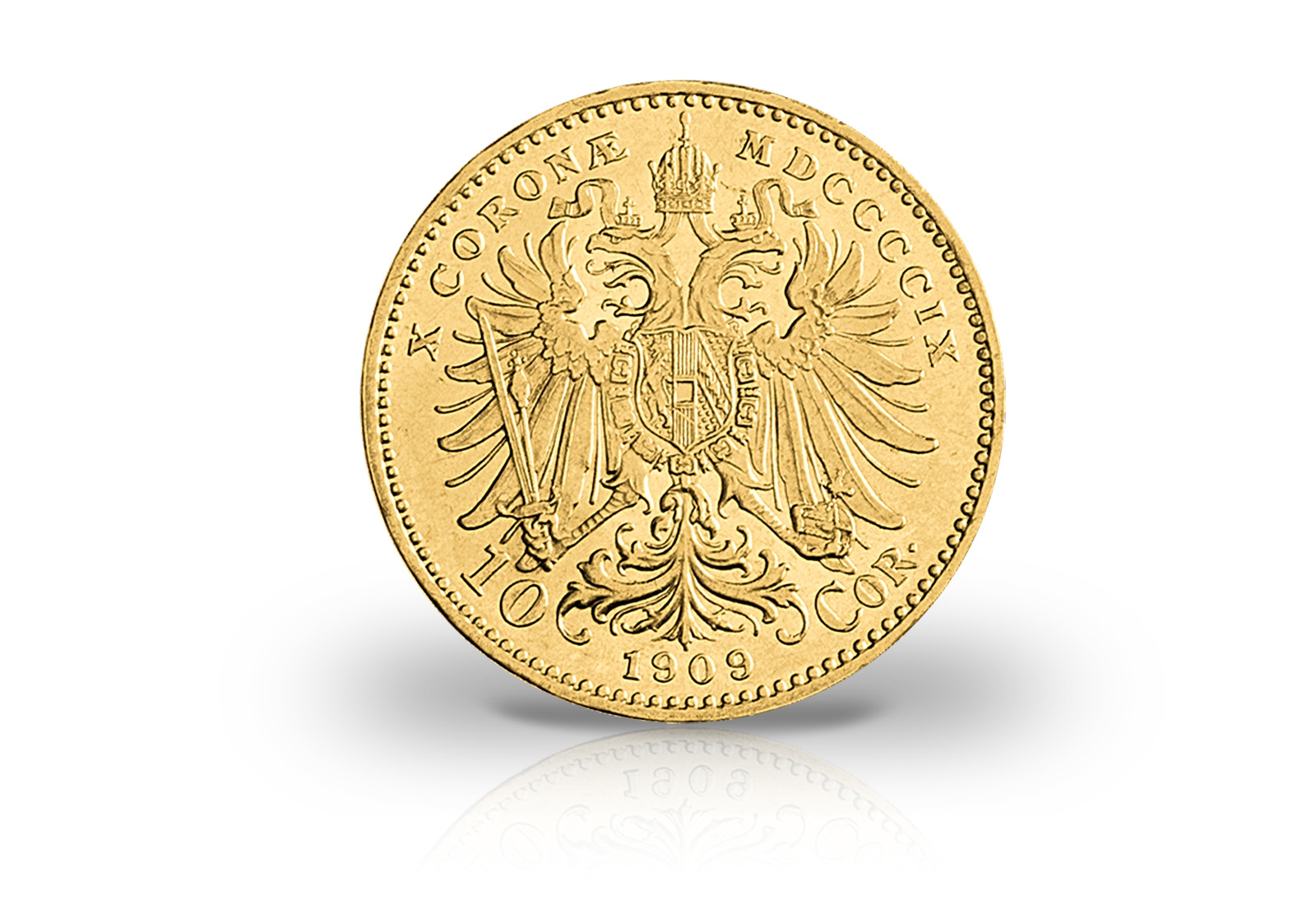 Goldmünze Österreich 10 Kronen 1896 bis 1906 Franz Joseph I. mit Lorbeerkranz