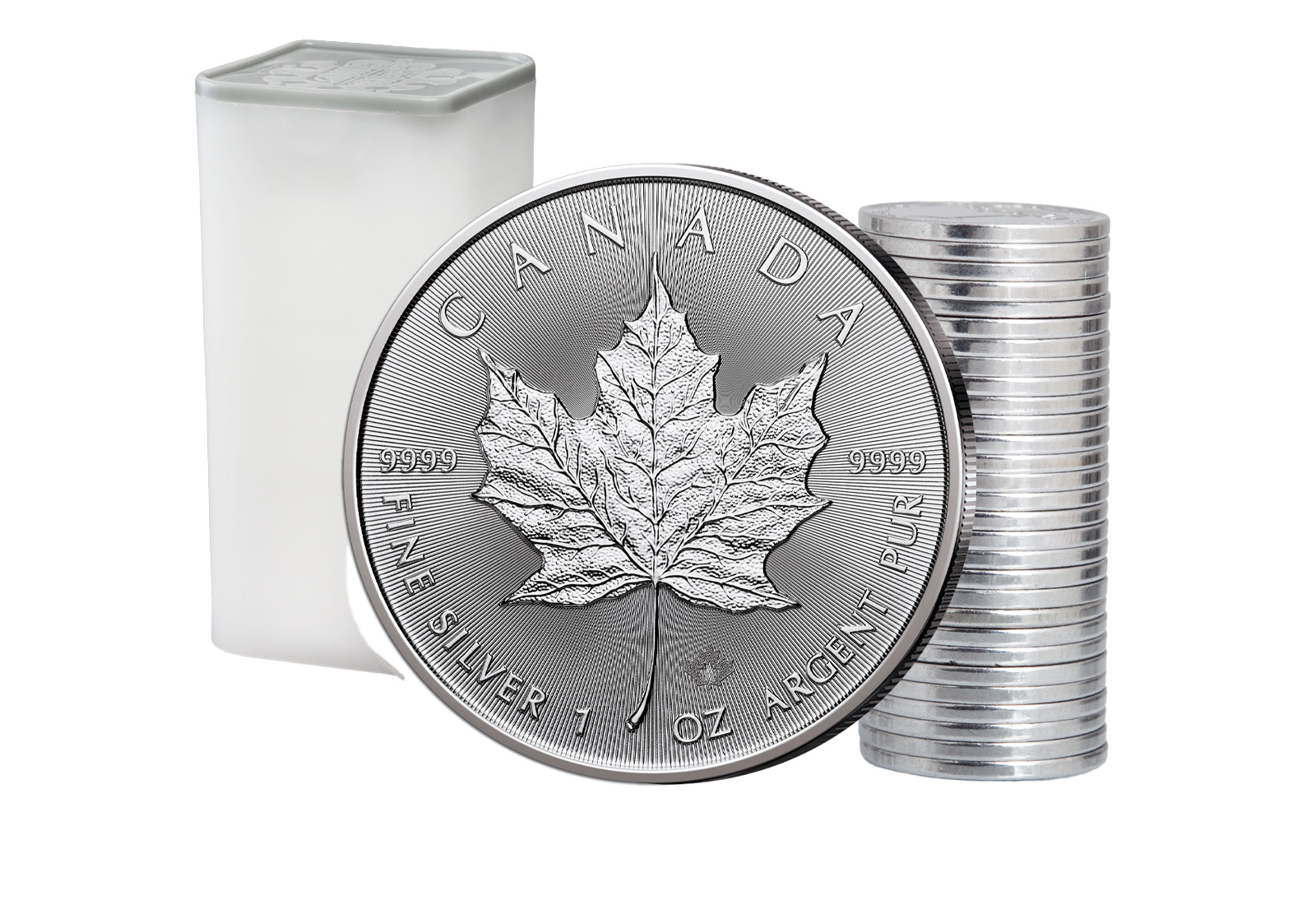 Maple Leaf 1 oz Silber 25er Tube 2026 Kanada