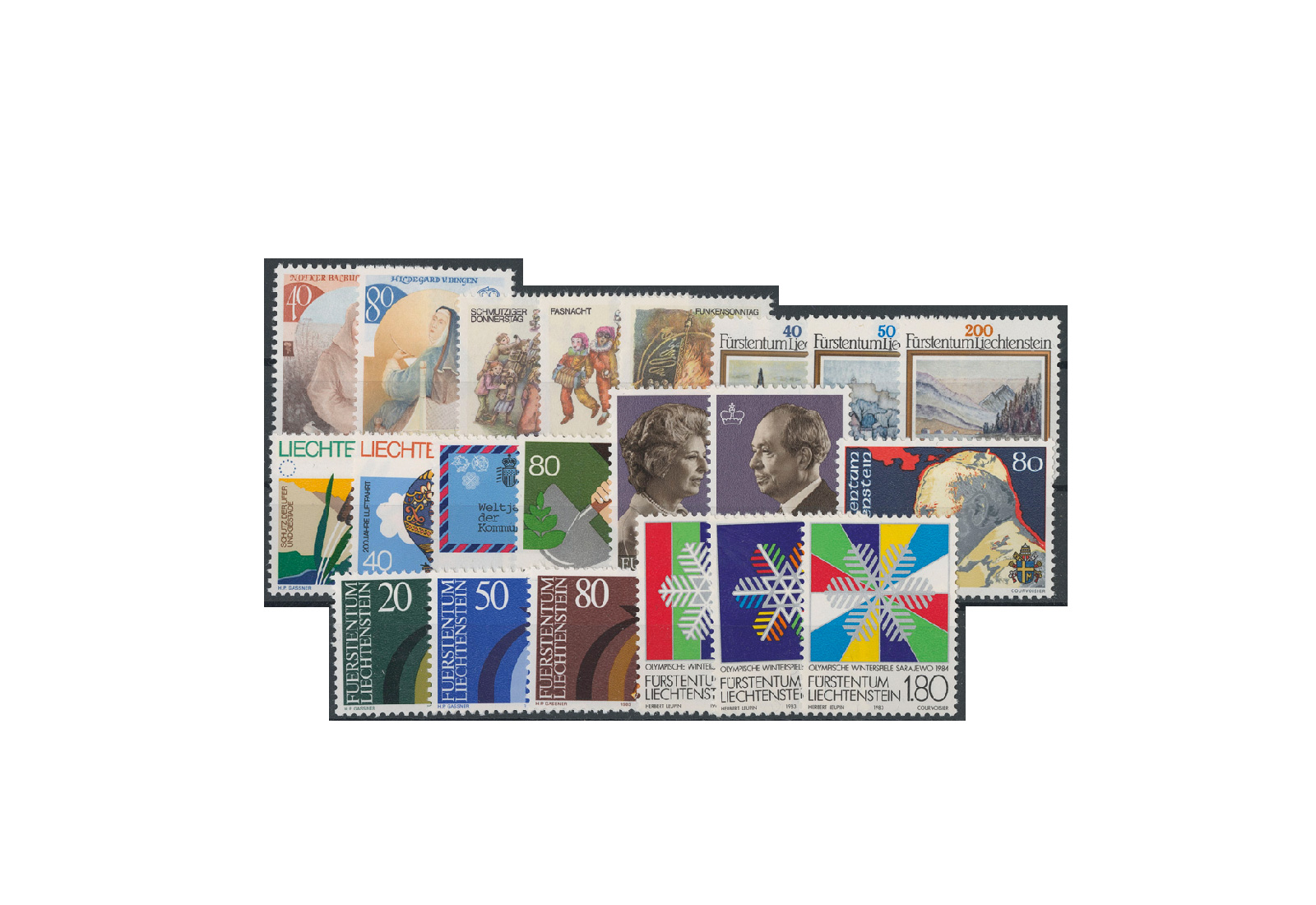 Liechtenstein Jahrgang 1983 postfrisch