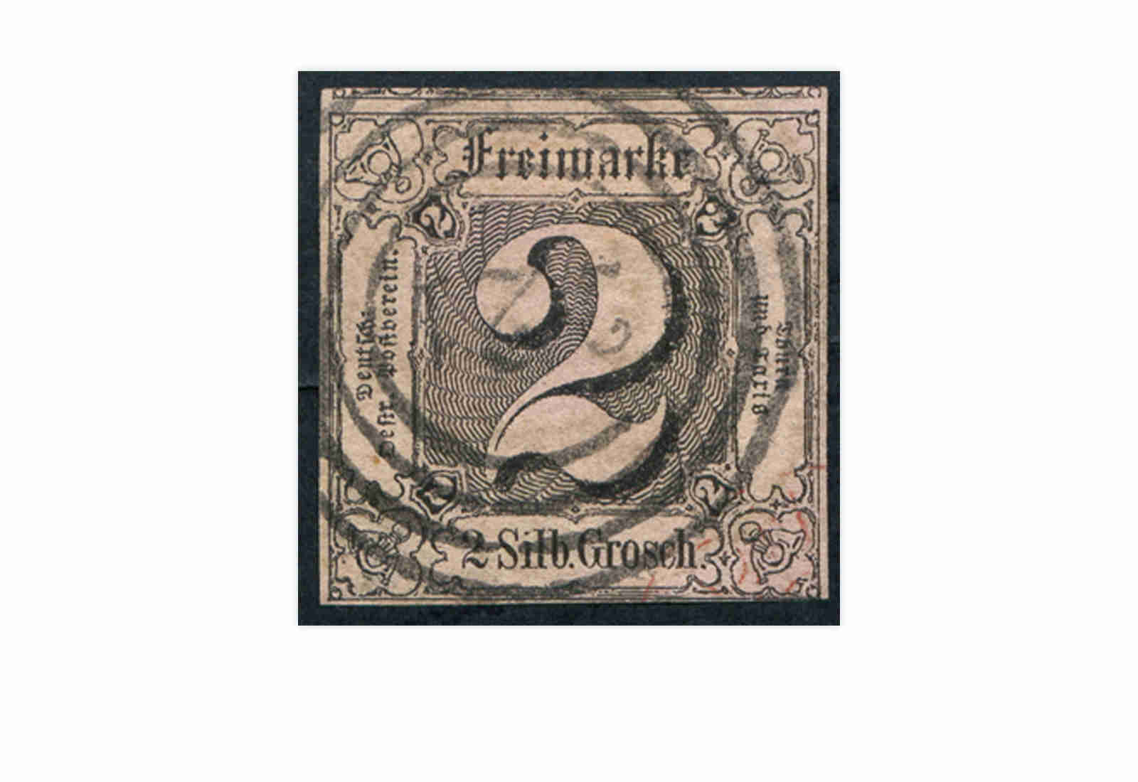Briefmarke Altdeutschland Thurn und Taxis Freimarke 1852 Michel-Nr. 5 gestempelt