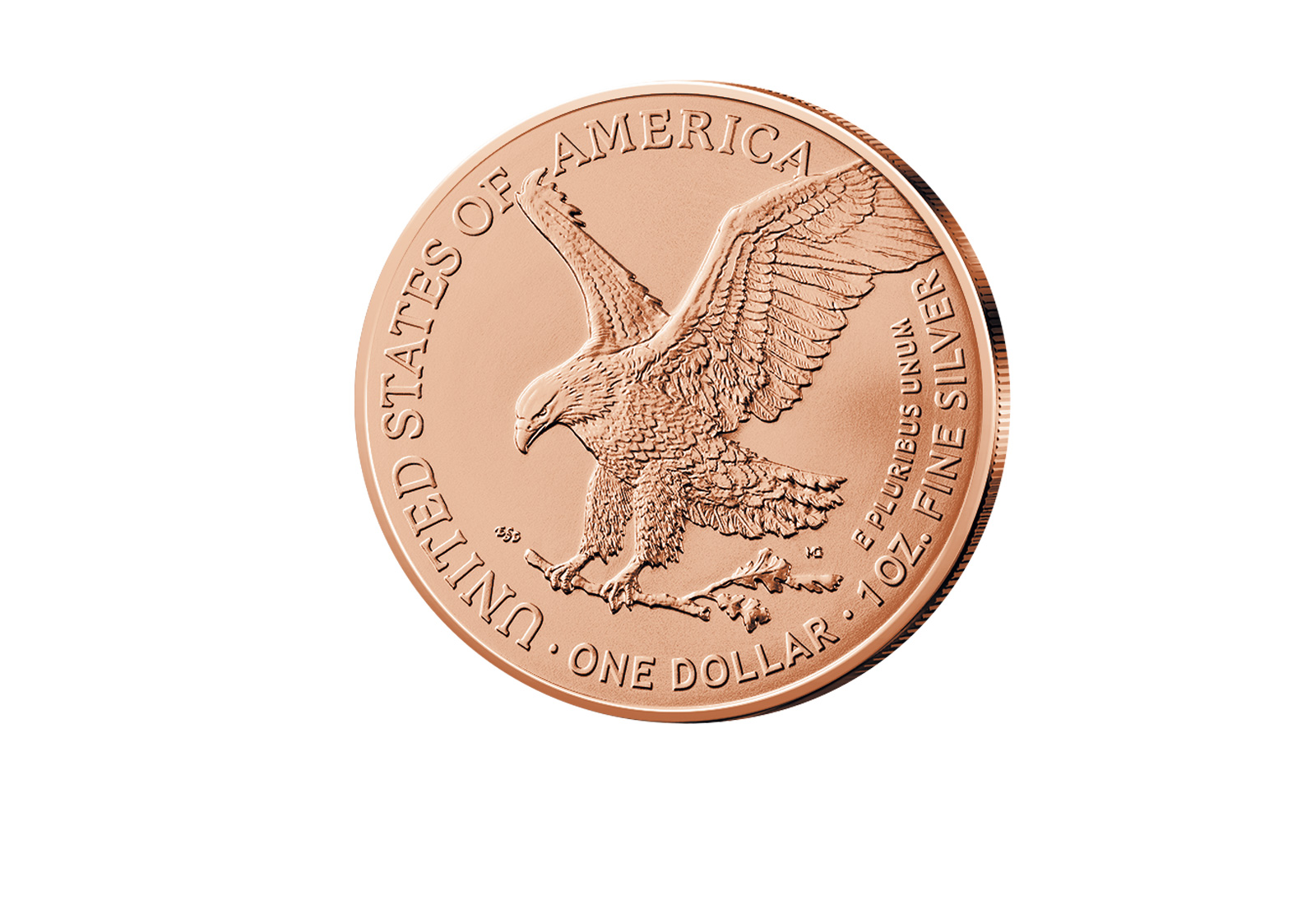 American Eagle 2026 USA - 1oz Silber mit Rotgold veredelt