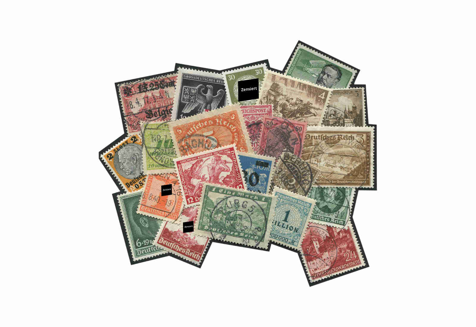 Briefmarken Deutsches Reich 1872-1945 postfrisch und gestempelt