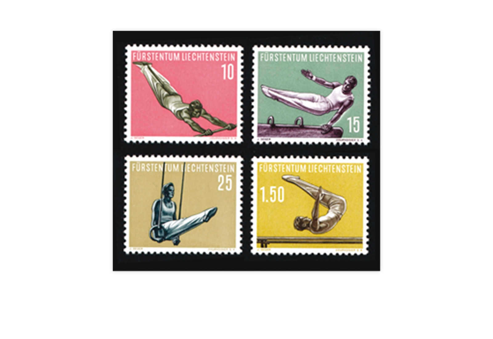 Liechtenstein Briefmarken 353 / 6 postfrisch