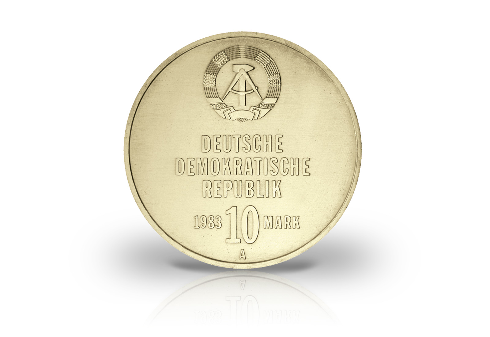 10 Mark Gedenkmünze 1983 DDR 30 Jahre Kampfgruppen Jaeger-Nr. 1593