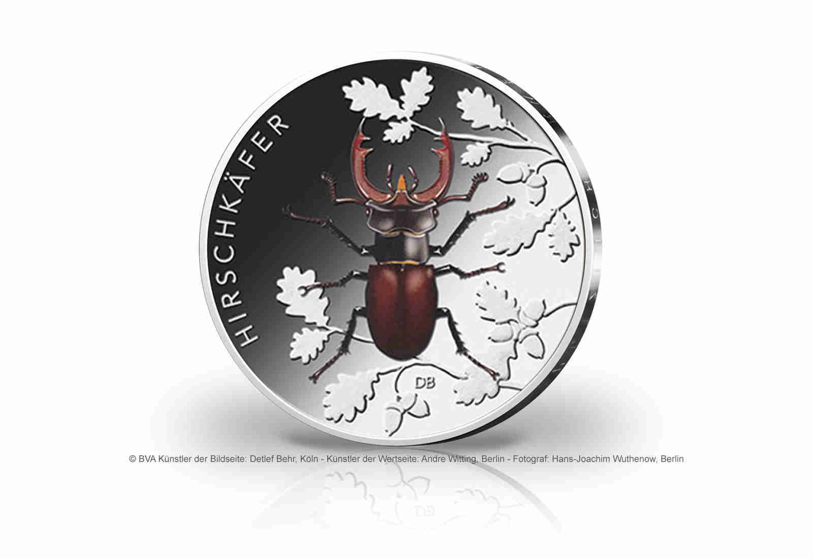 5 Euro 2024 Deutschland Hirschkäfer st Prägestätte D